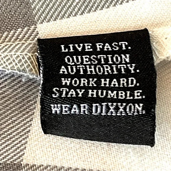 DIXXON Women’s ADAM’S POLISHES RINSER Plaid Flannel Shirt Limited Edition Size S - Picture 12 of 13